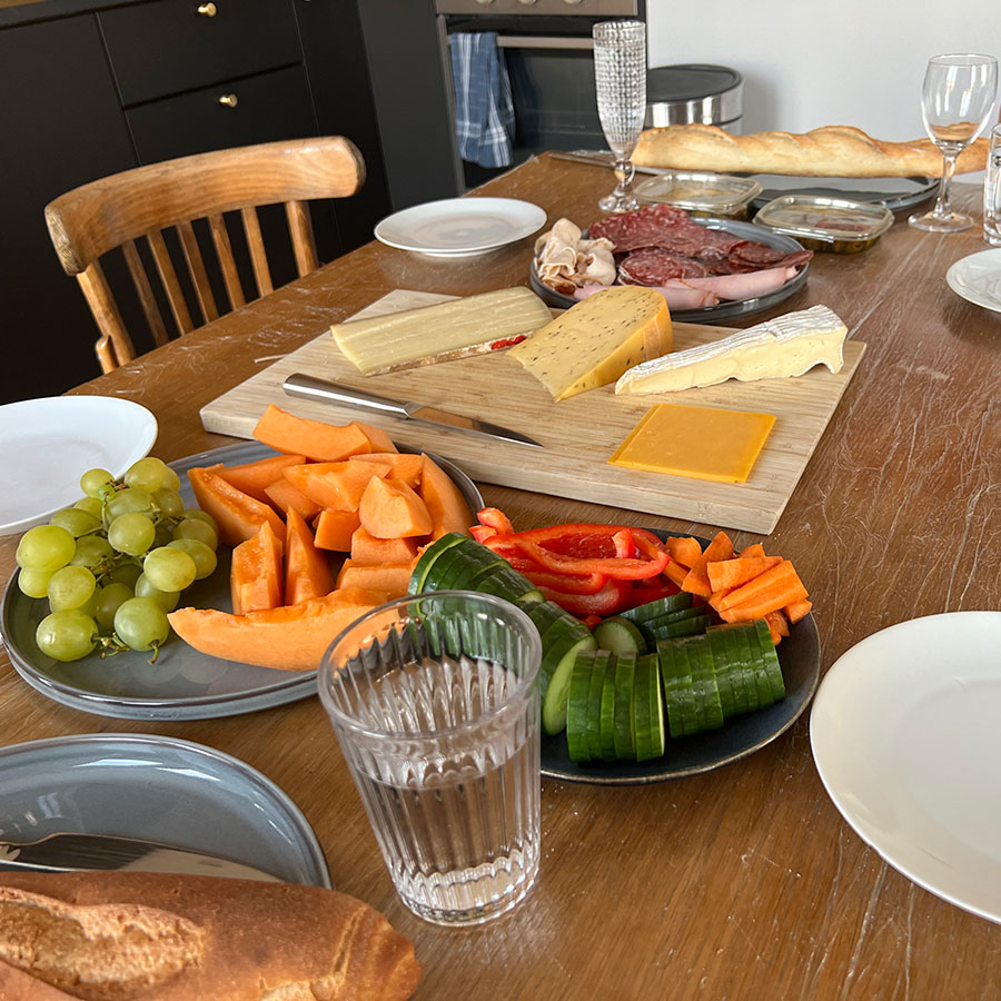 Table of food